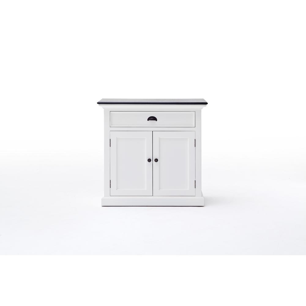 Halifax Contrast Classic White & Black Small Buffet. Picture 14