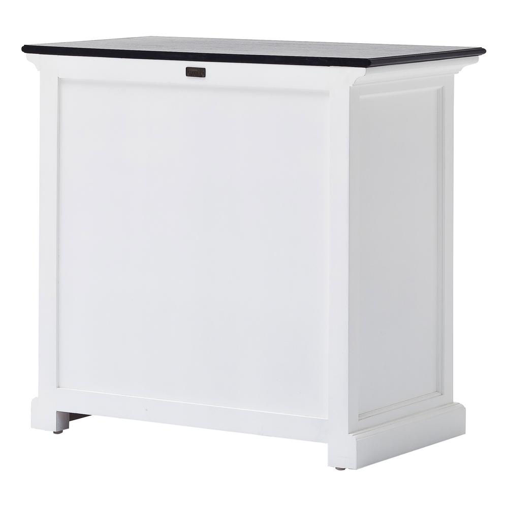 Halifax Contrast Classic White & Black Small Buffet. Picture 13
