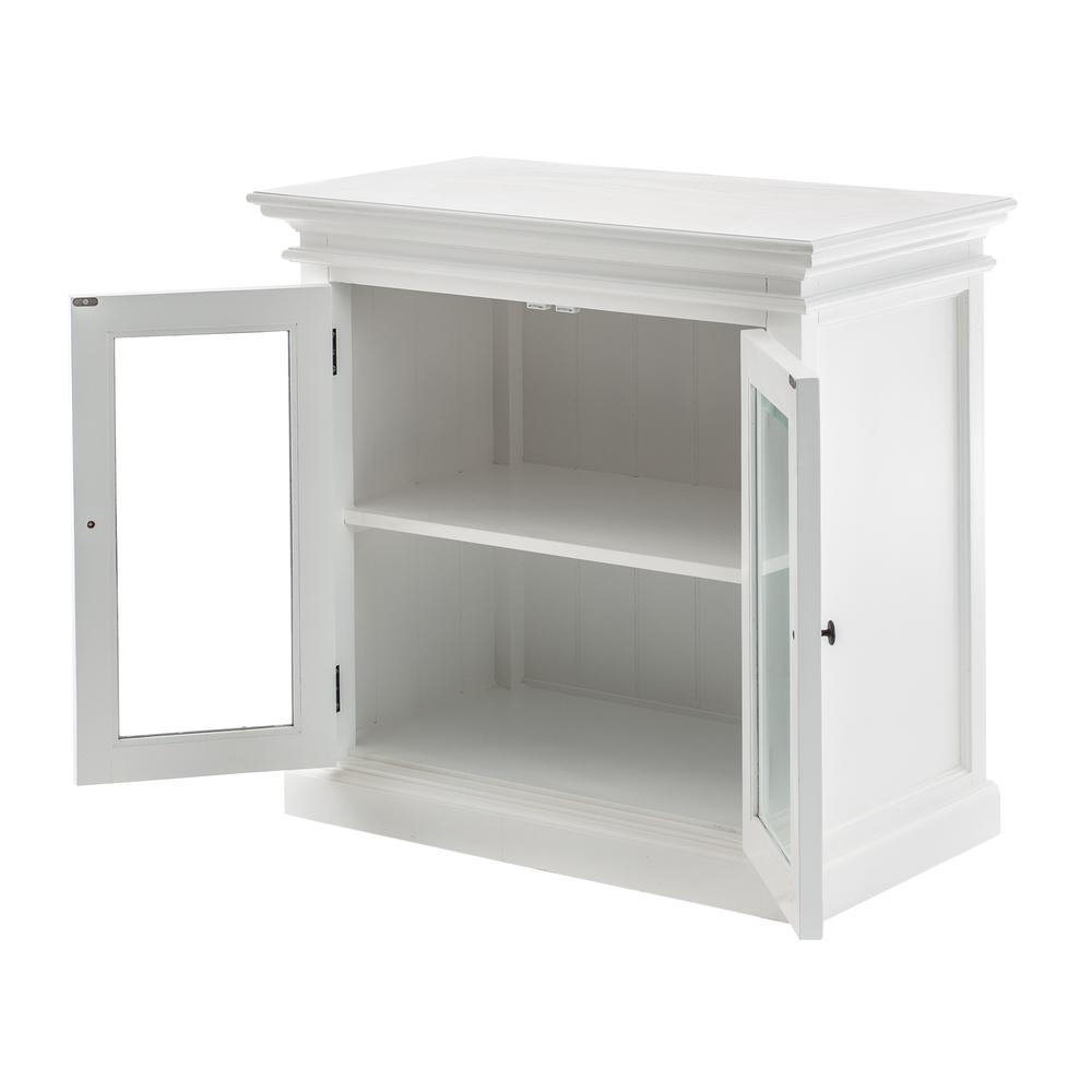 Halifax Classic White Display Buffet with 2 Glass Doors. Picture 4
