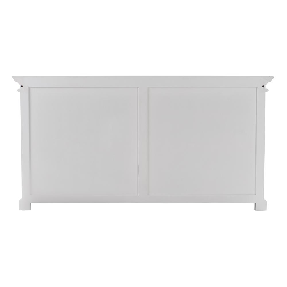 Halifax Classic White Display Buffet with 4 Glass Doors. Picture 5