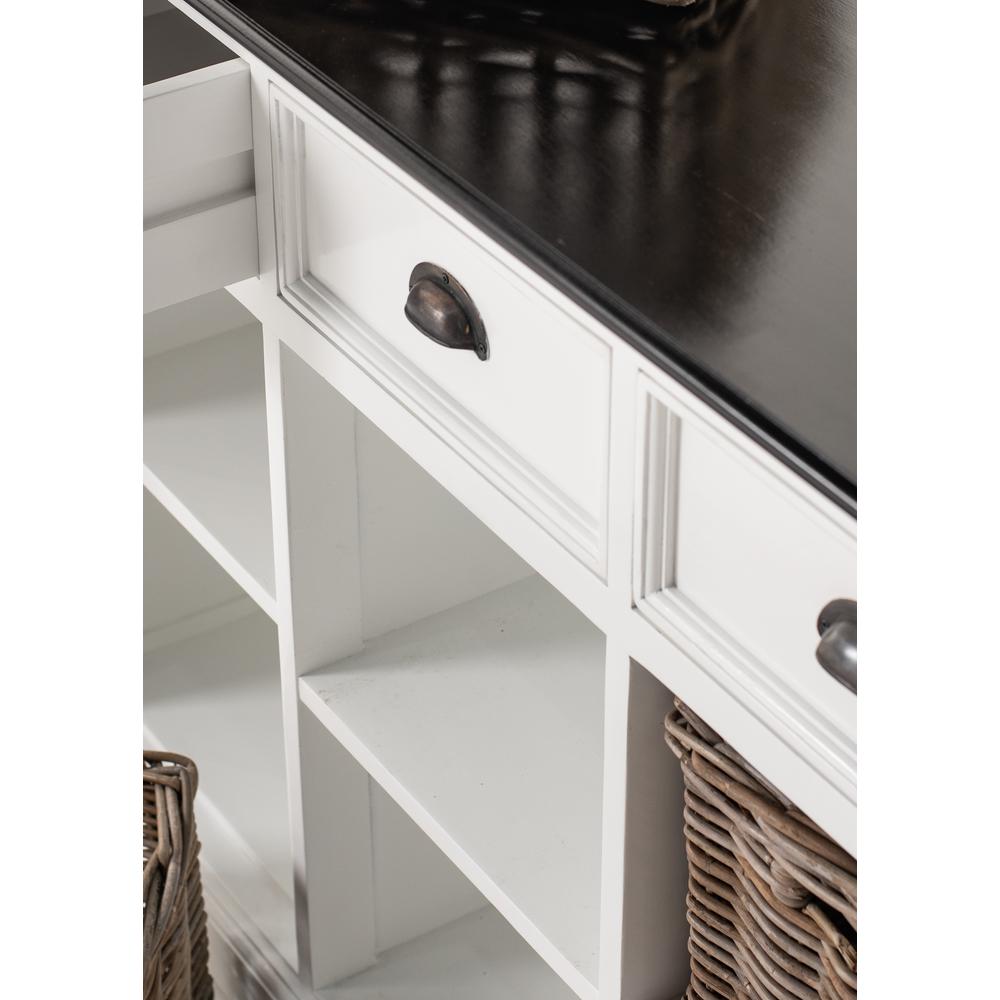 Halifax Contrast Classic White & Black Buffet. Picture 10