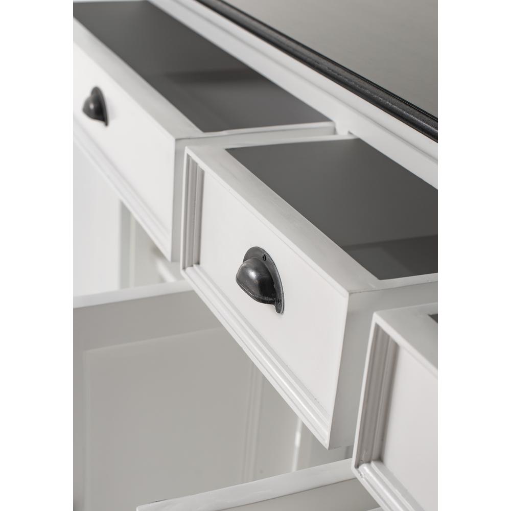Halifax Contrast Classic White & Black Buffet. Picture 10