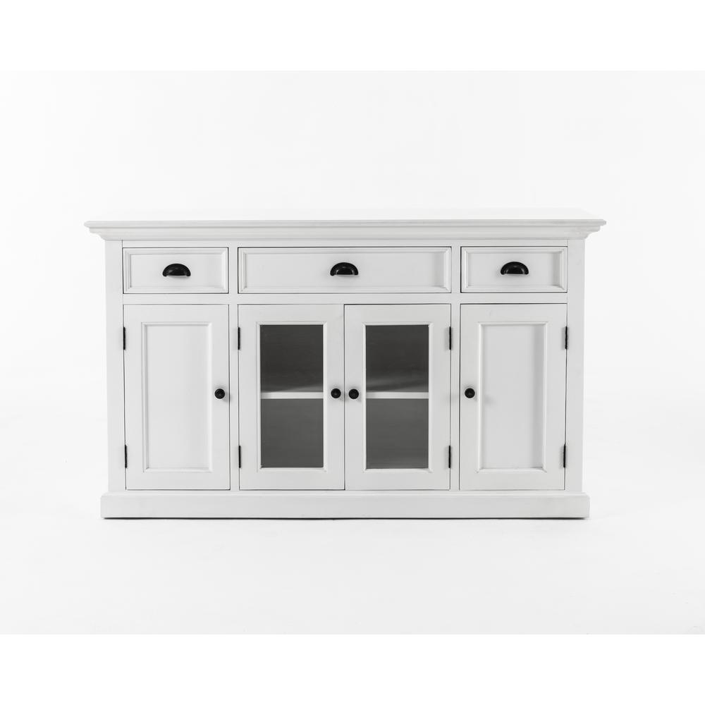 Halifax Classic White Buffet with 4 Doors 3 Drawers. Picture 6
