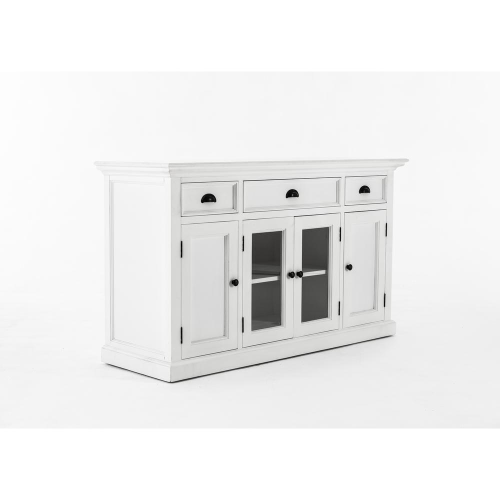 Halifax Classic White Buffet with 4 Doors 3 Drawers. Picture 8