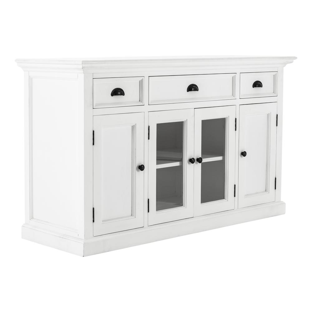 Halifax Classic White Buffet with 4 Doors 3 Drawers. Picture 3