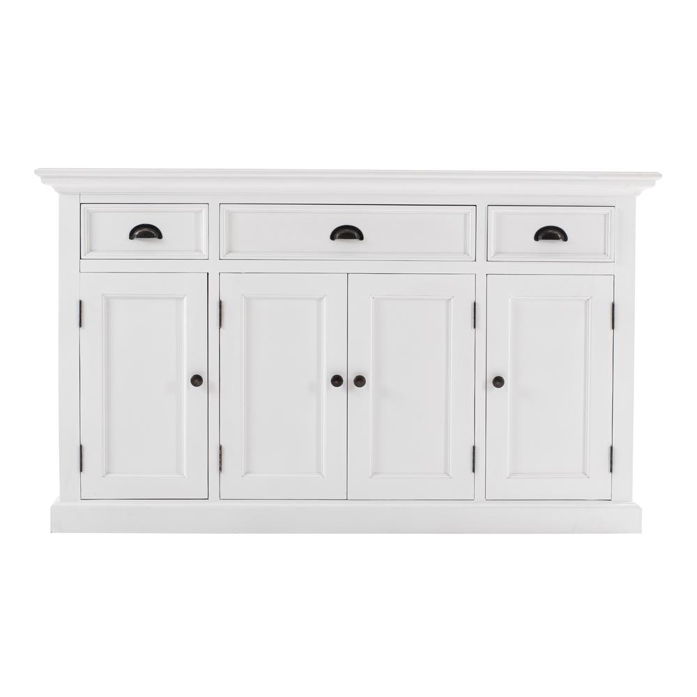 Classic White Buffet with 4 Doors 3 Drawers, Belen Kox. Picture 1