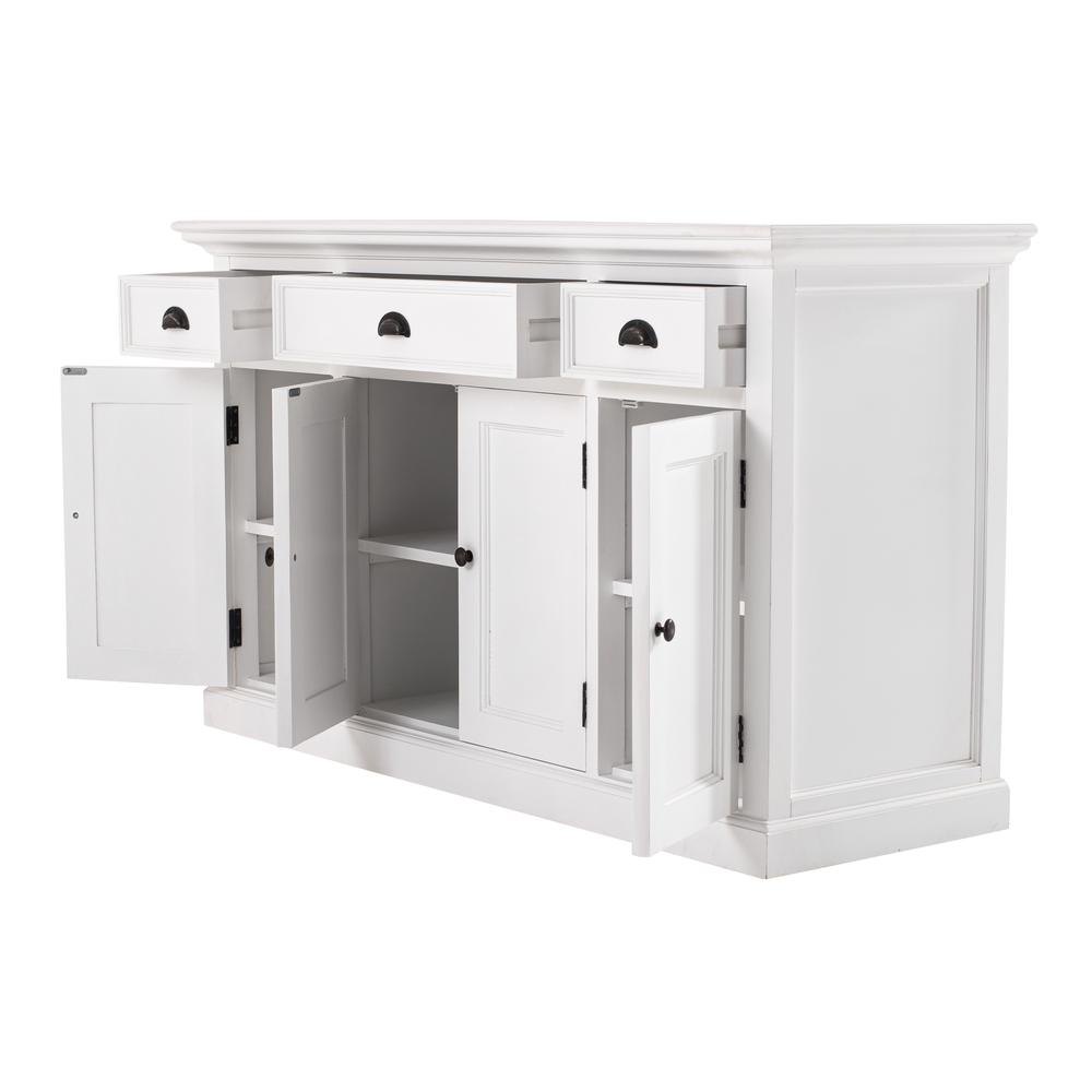 Classic White Buffet with 4 Doors 3 Drawers, Belen Kox. Picture 3