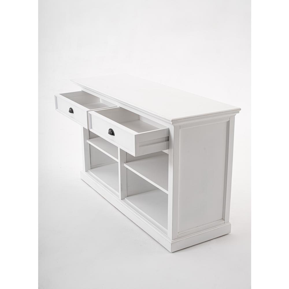 Halifax Classic White Buffet with 2 Drawers. Picture 8