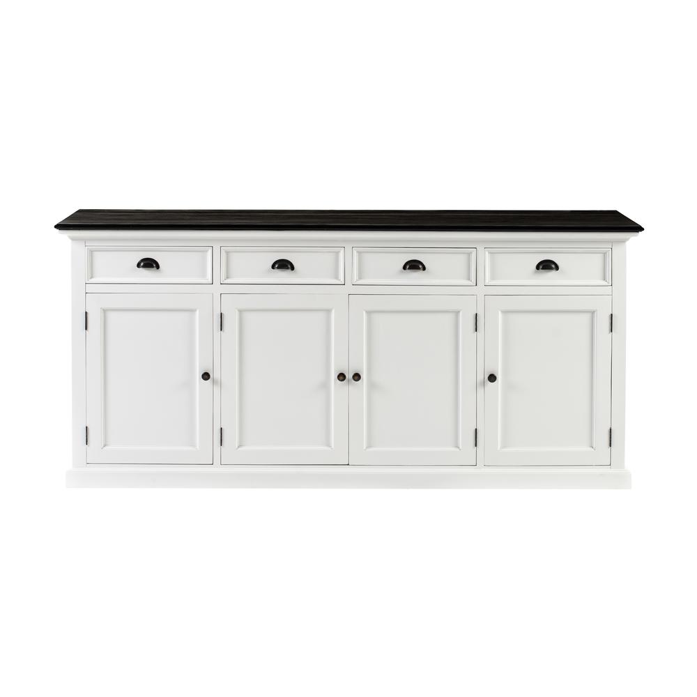 Halifax Contrast Classic White & Black Buffet. Picture 2