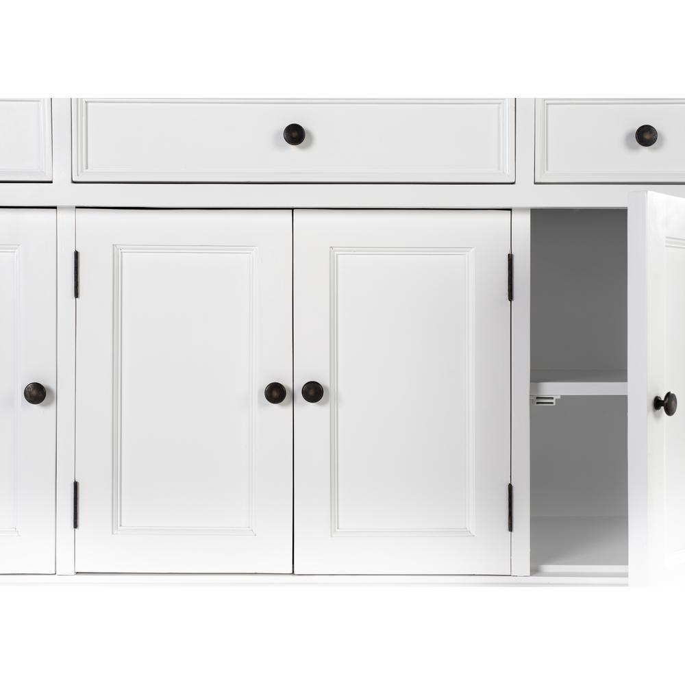 Provence Classic White Buffet with 4 Doors 3 Drawers. Picture 13