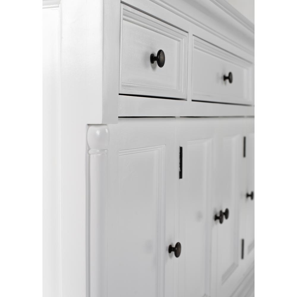 Provence Classic White Buffet with 4 Doors 3 Drawers. Picture 15