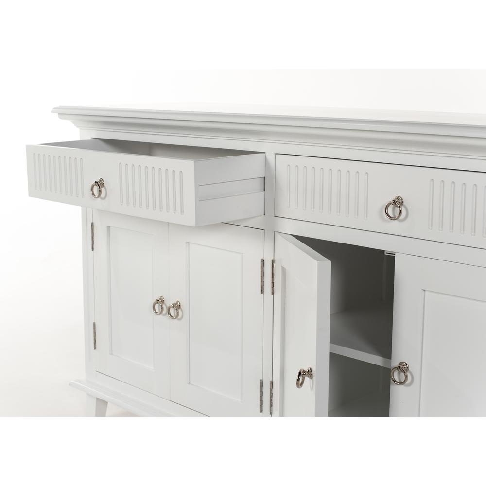 Skansen Classic White Buffet with 4 Doors. Picture 13