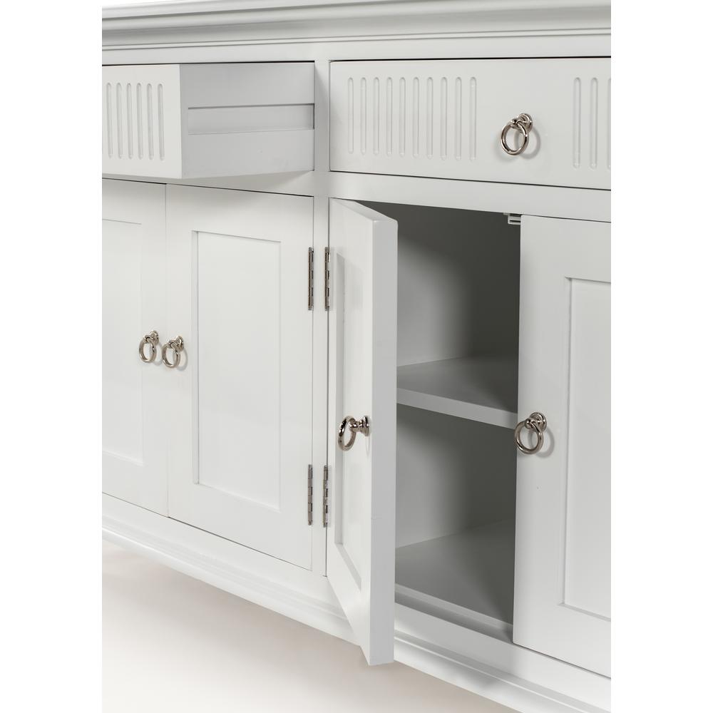 Skansen Classic White Buffet with 4 Doors. Picture 14
