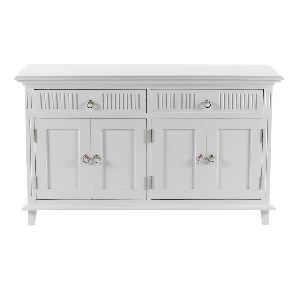 Skansen Classic White Buffet with 4 Doors. Picture 1