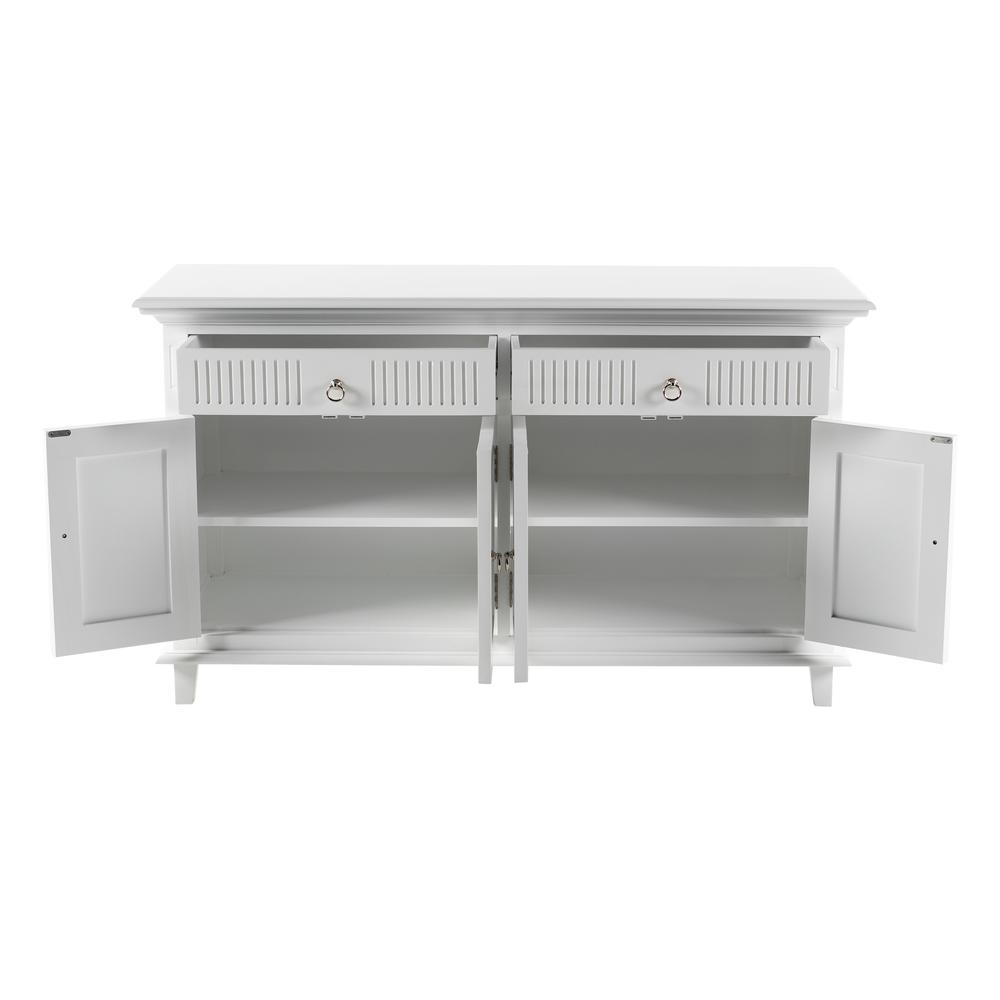 Skansen Classic White Buffet with 4 Doors. Picture 2