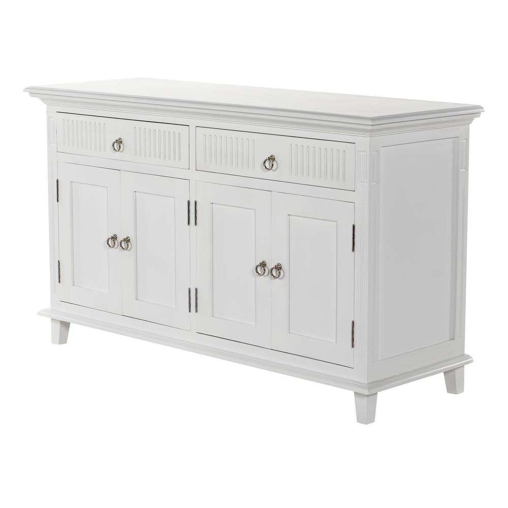 Skansen Classic White Buffet with 4 Doors. Picture 3