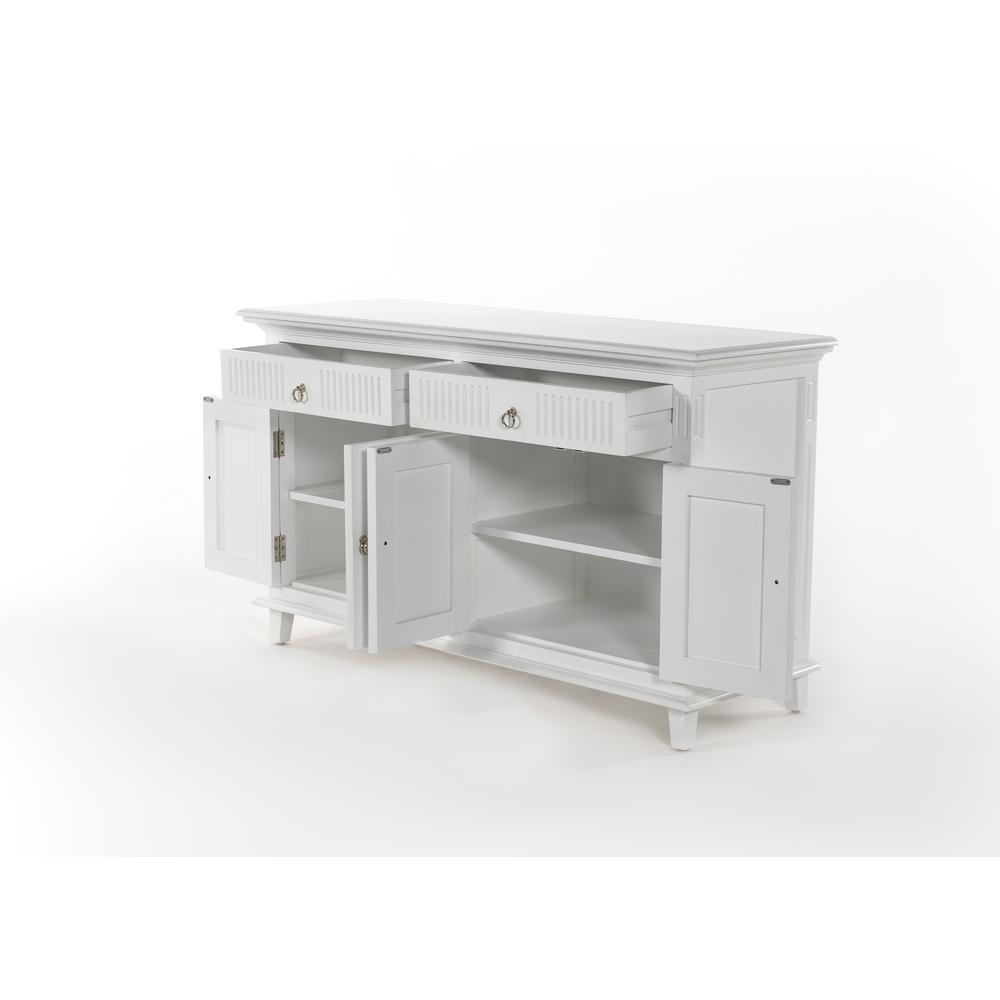 Skansen Classic White Buffet with 4 Doors. Picture 20