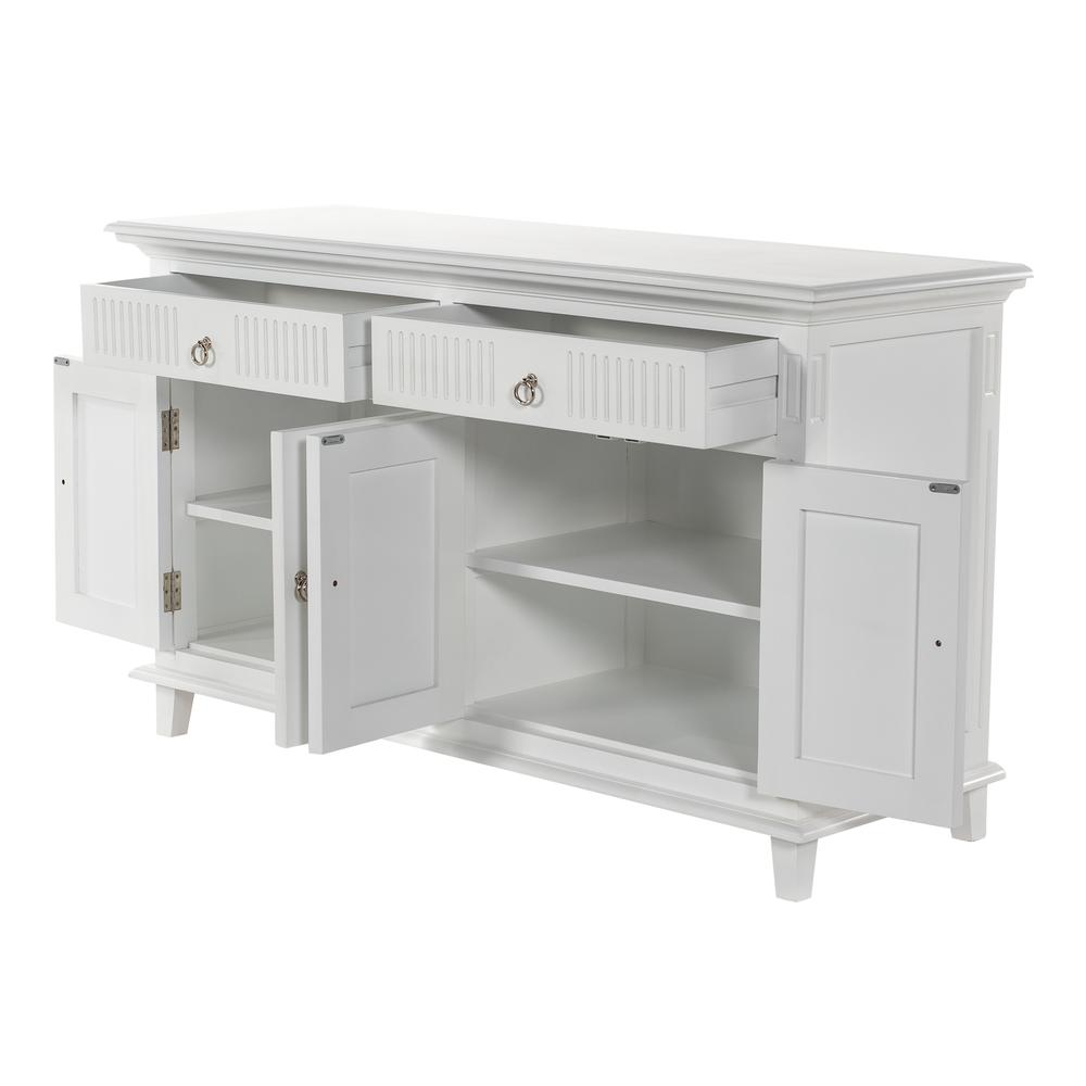 Skansen Classic White Buffet with 4 Doors. Picture 4