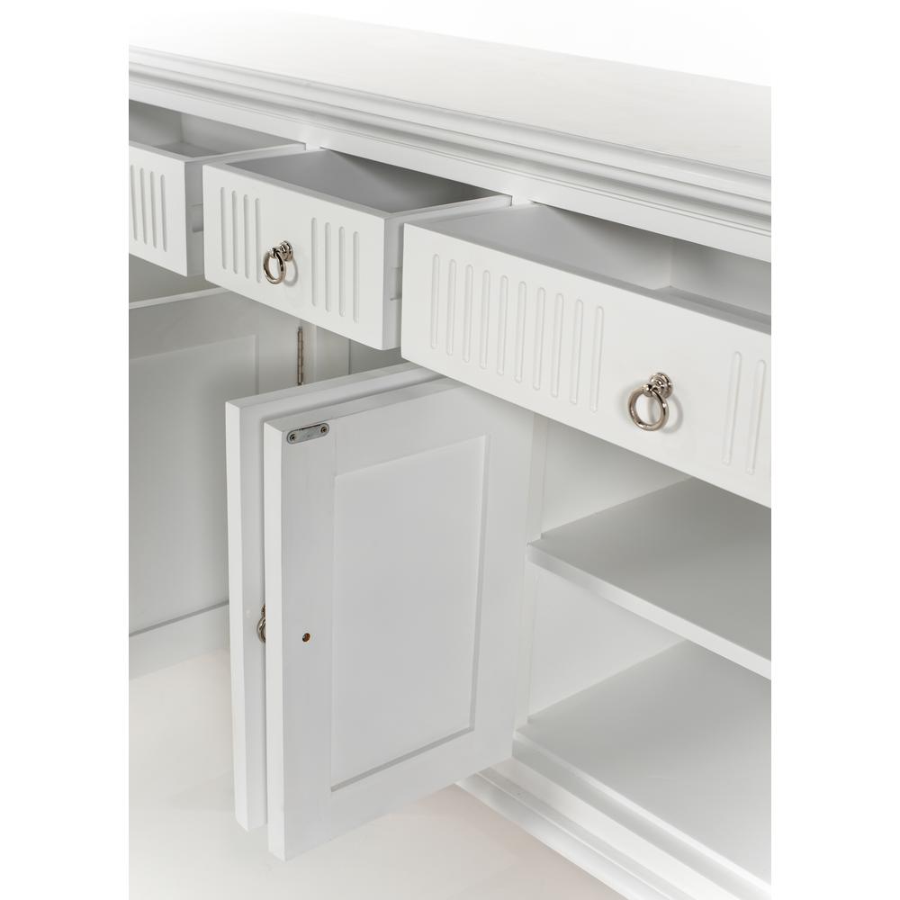 Skansen Classic White Buffet with 5 Doors. Picture 9