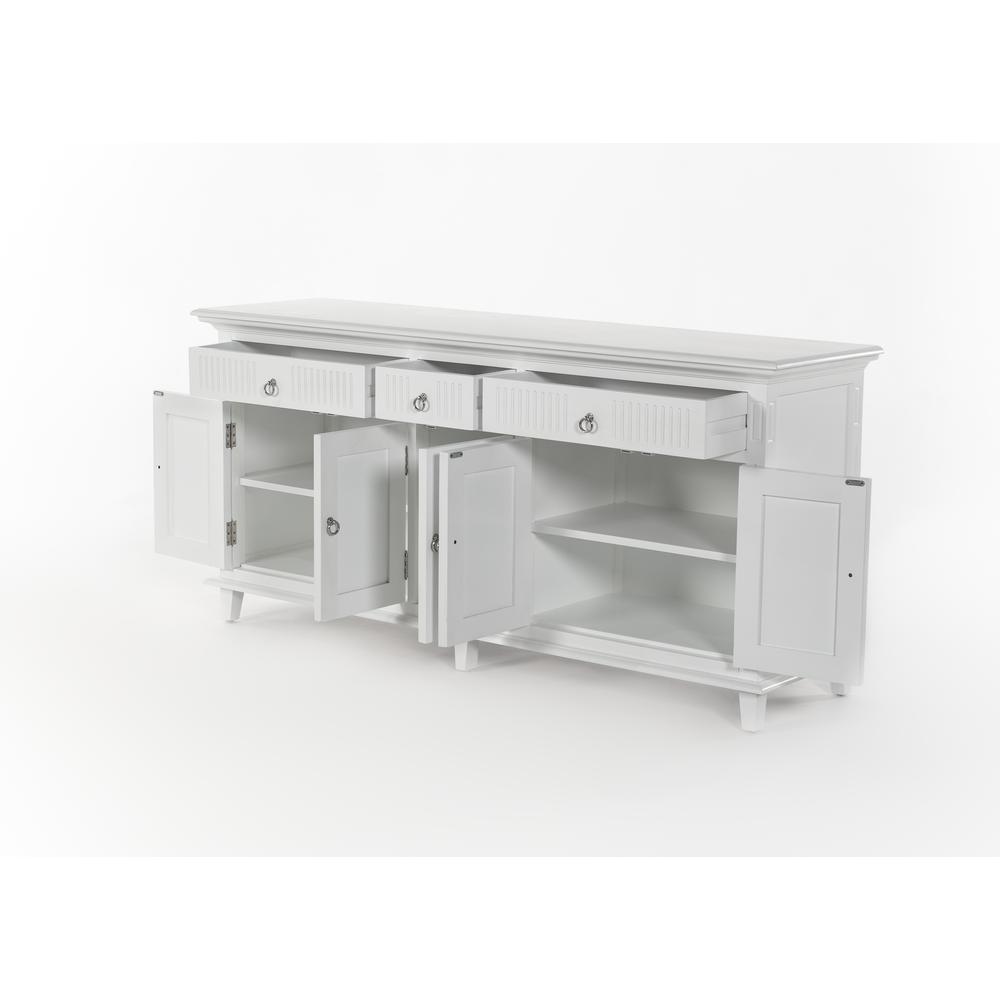Skansen Classic White Buffet with 5 Doors. Picture 21