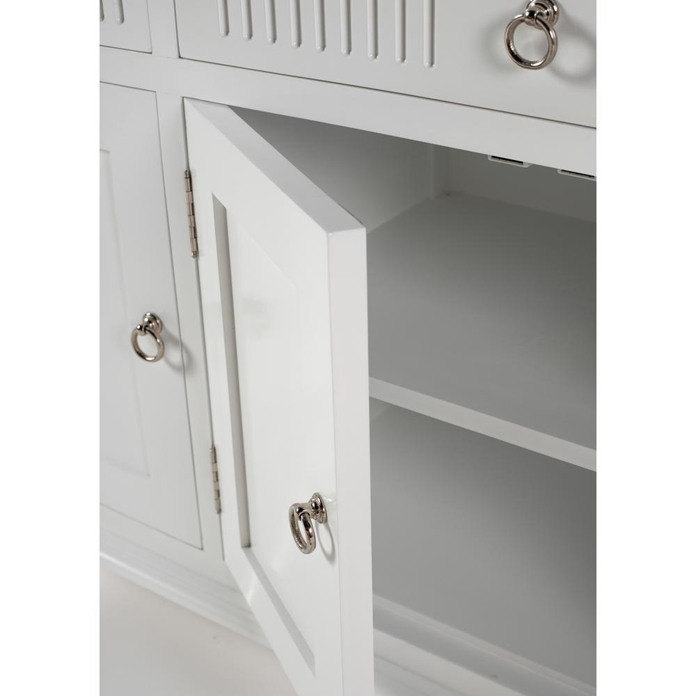 Skansen Classic White Buffet with 4 Doors 3 Drawers. Picture 10