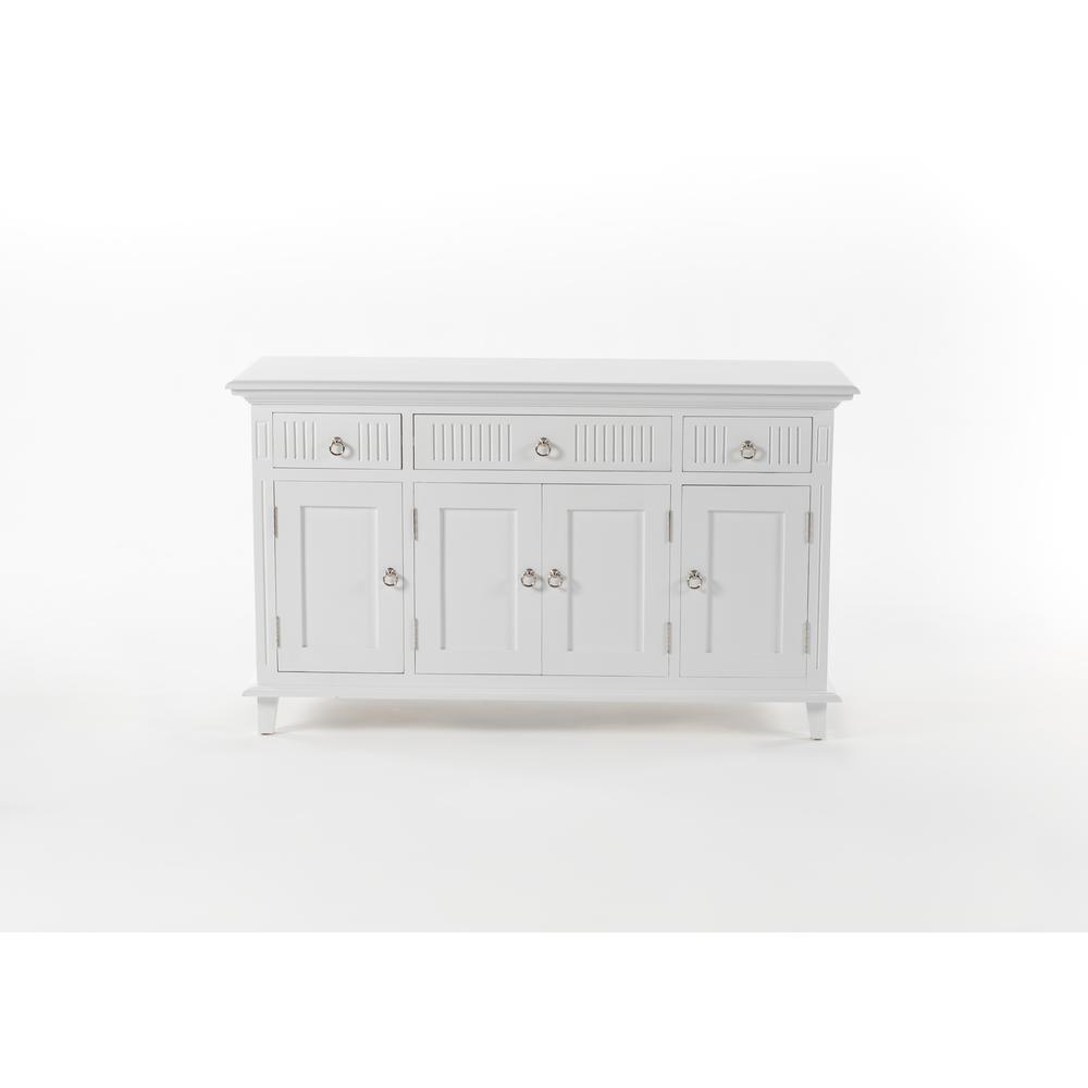 Skansen Classic White Buffet with 4 Doors 3 Drawers. Picture 17
