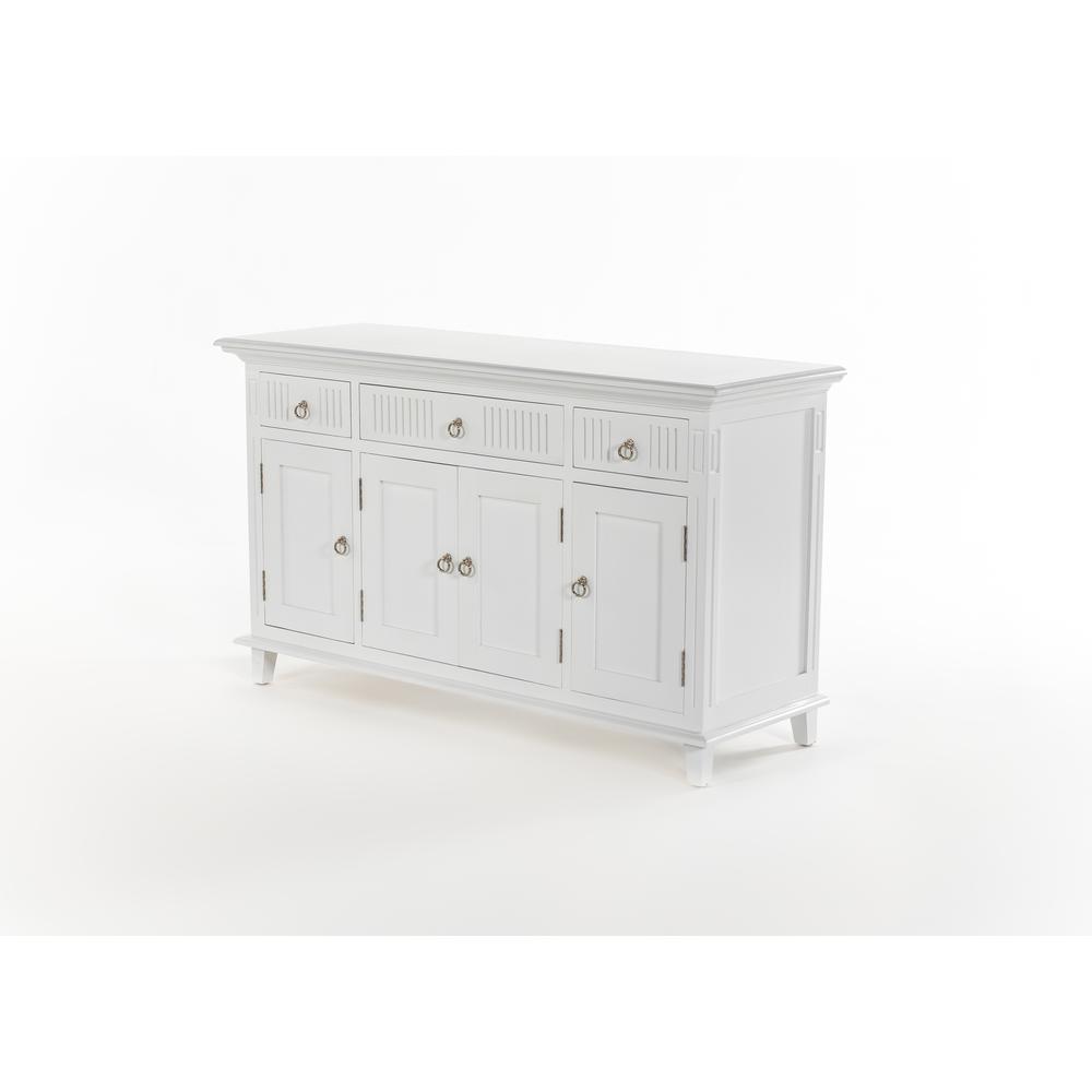 Skansen Classic White Buffet with 4 Doors 3 Drawers. Picture 21