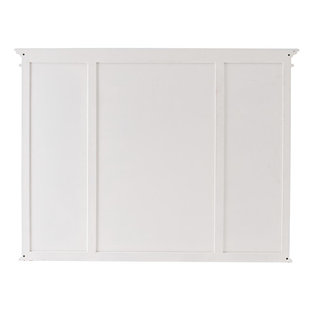 Halifax Classic White Kitchen Hutch Cabinet with 5 Doors 3 Drawers. Picture 9