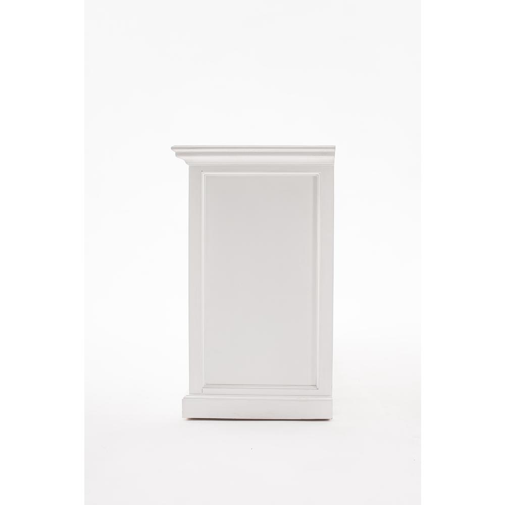 Halifax Classic White Kitchen Hutch Cabinet with 5 Doors 3 Drawers. Picture 27