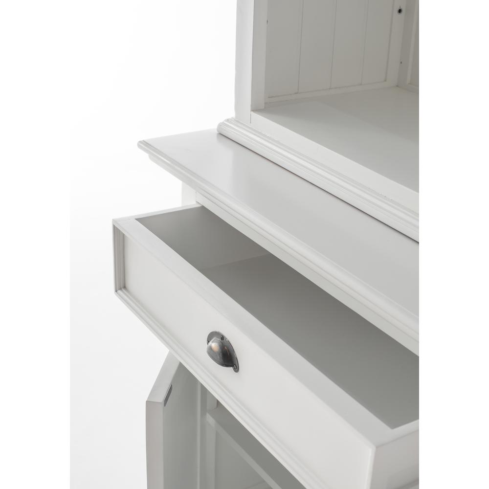 Halifax Classic White Hutch Bookcase 5 Doors 3 Drawers. Picture 10