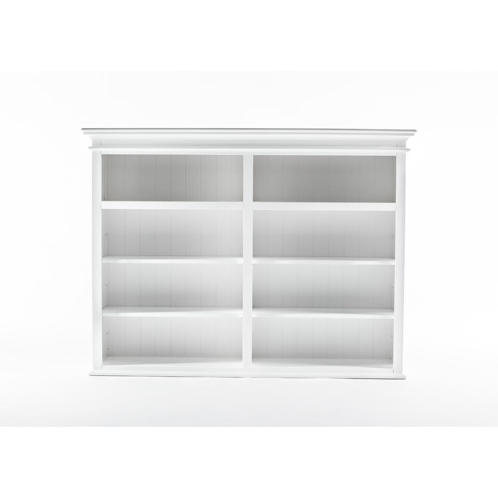 Halifax Classic White Hutch Bookcase 5 Doors 3 Drawers. Picture 35