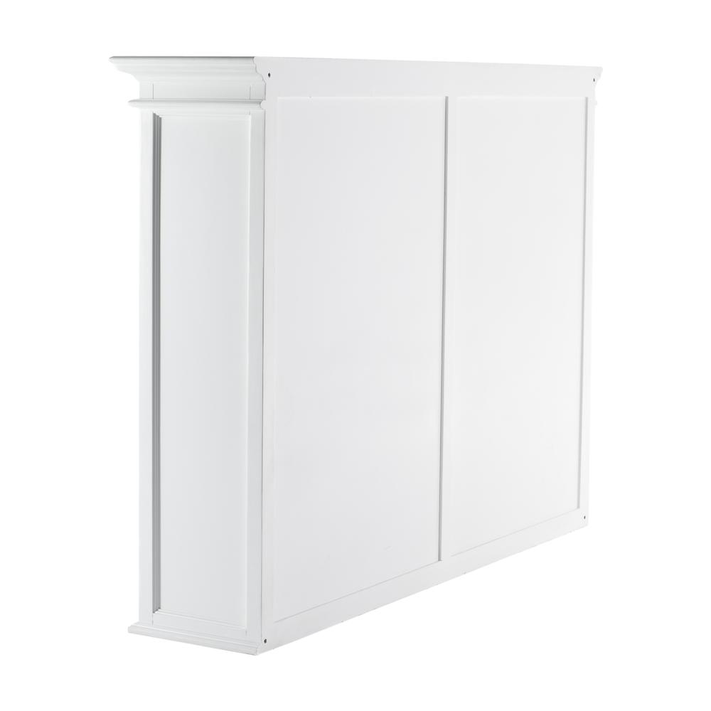Halifax Classic White Hutch Bookcase 5 Doors 3 Drawers. Picture 17