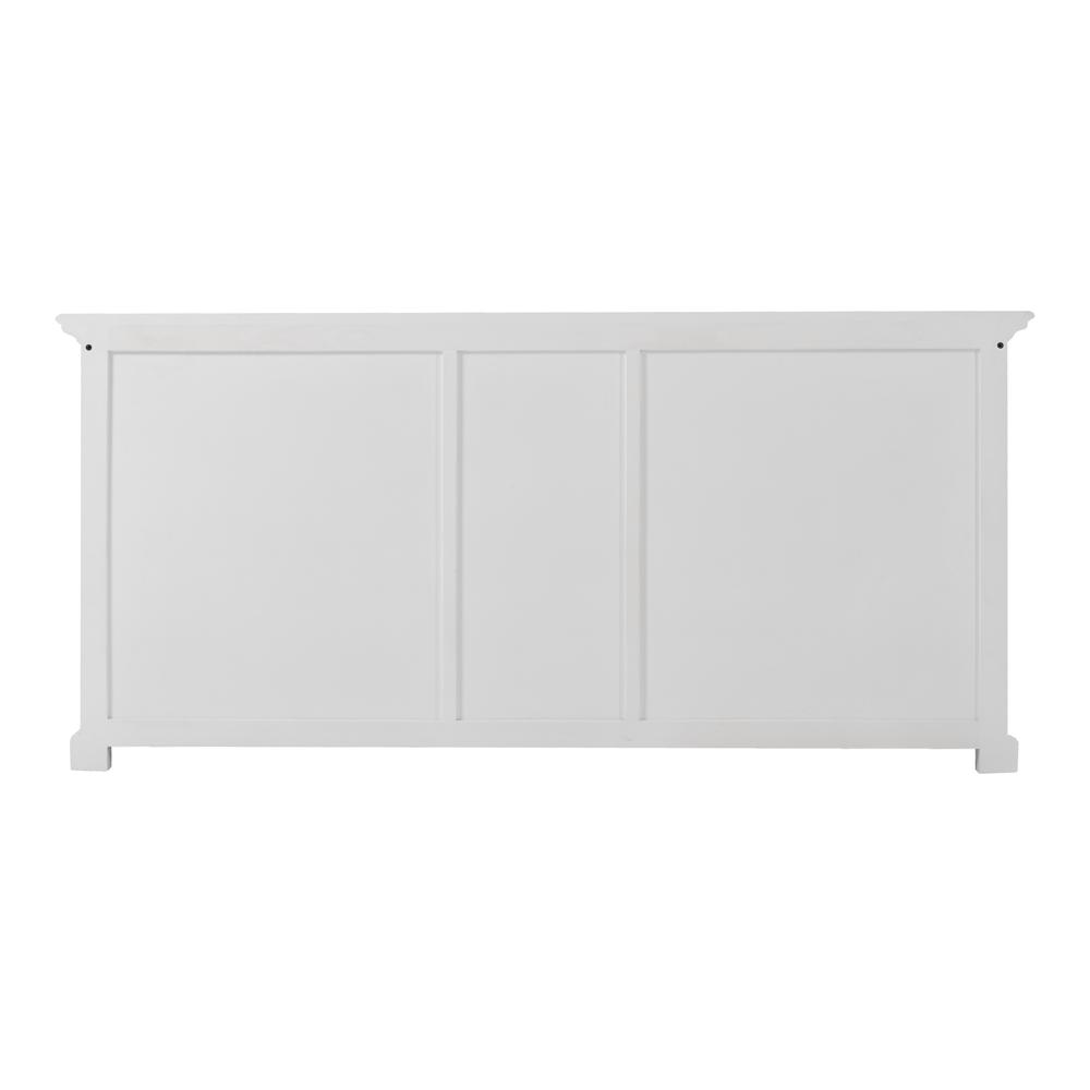 Halifax Classic White Hutch Bookcase 5 Doors 3 Drawers. Picture 24