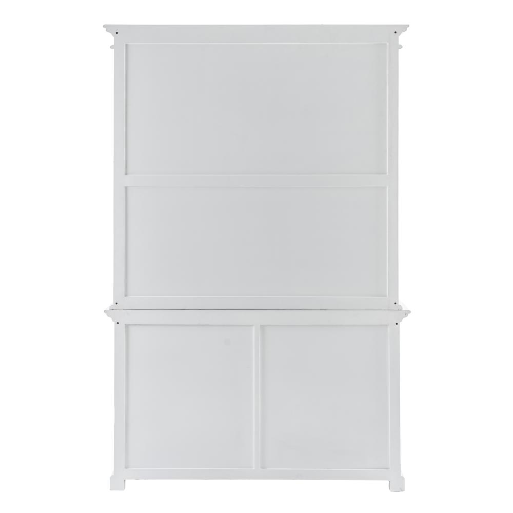 Halifax Classic White Buffet Hutch Unit with 2 Adjustable Shelves. Picture 39