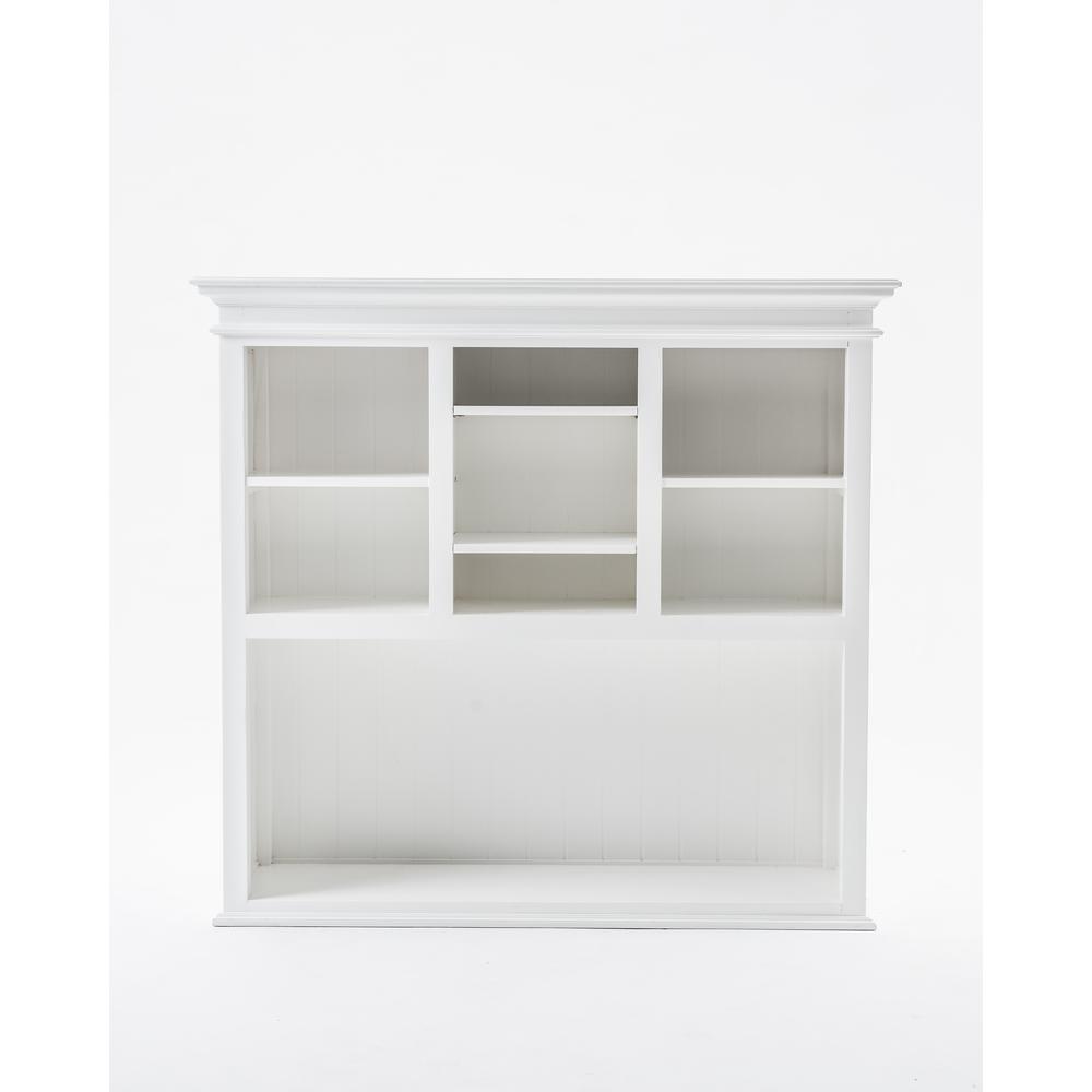 Halifax Classic White Buffet Hutch Unit with 2 Adjustable Shelves. Picture 22