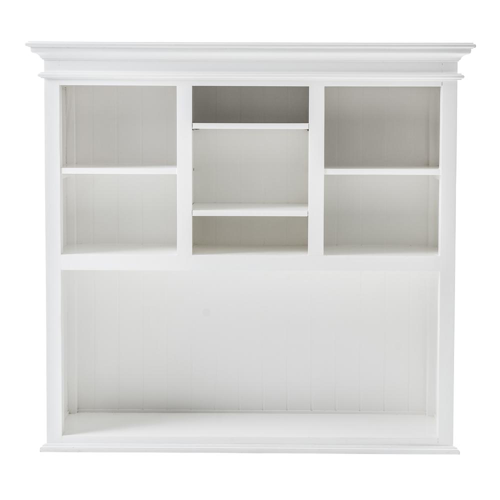 Halifax Classic White Buffet Hutch Unit with 2 Adjustable Shelves. Picture 40