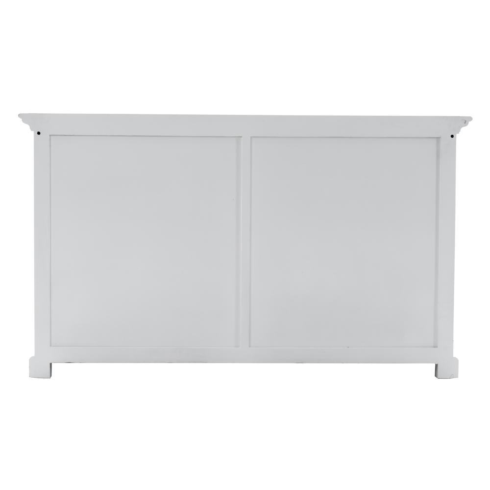Halifax Classic White Buffet Hutch Unit with 2 Adjustable Shelves. Picture 15