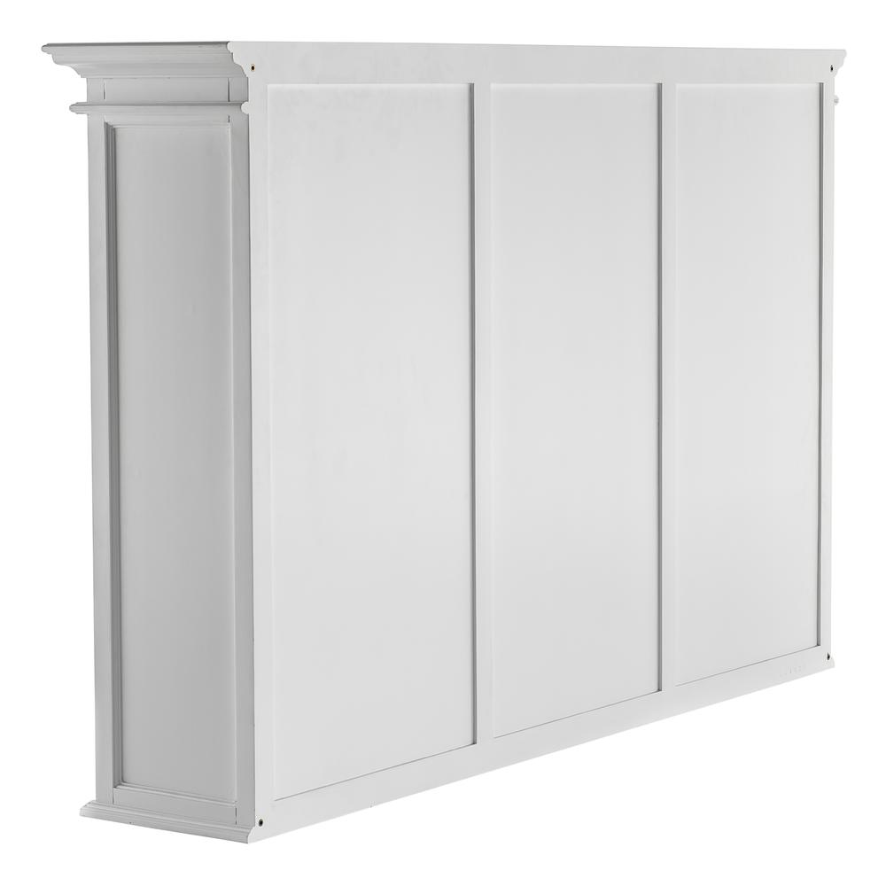 Halifax Classic White Hutch Unit with 6 Glass Doors. Picture 16