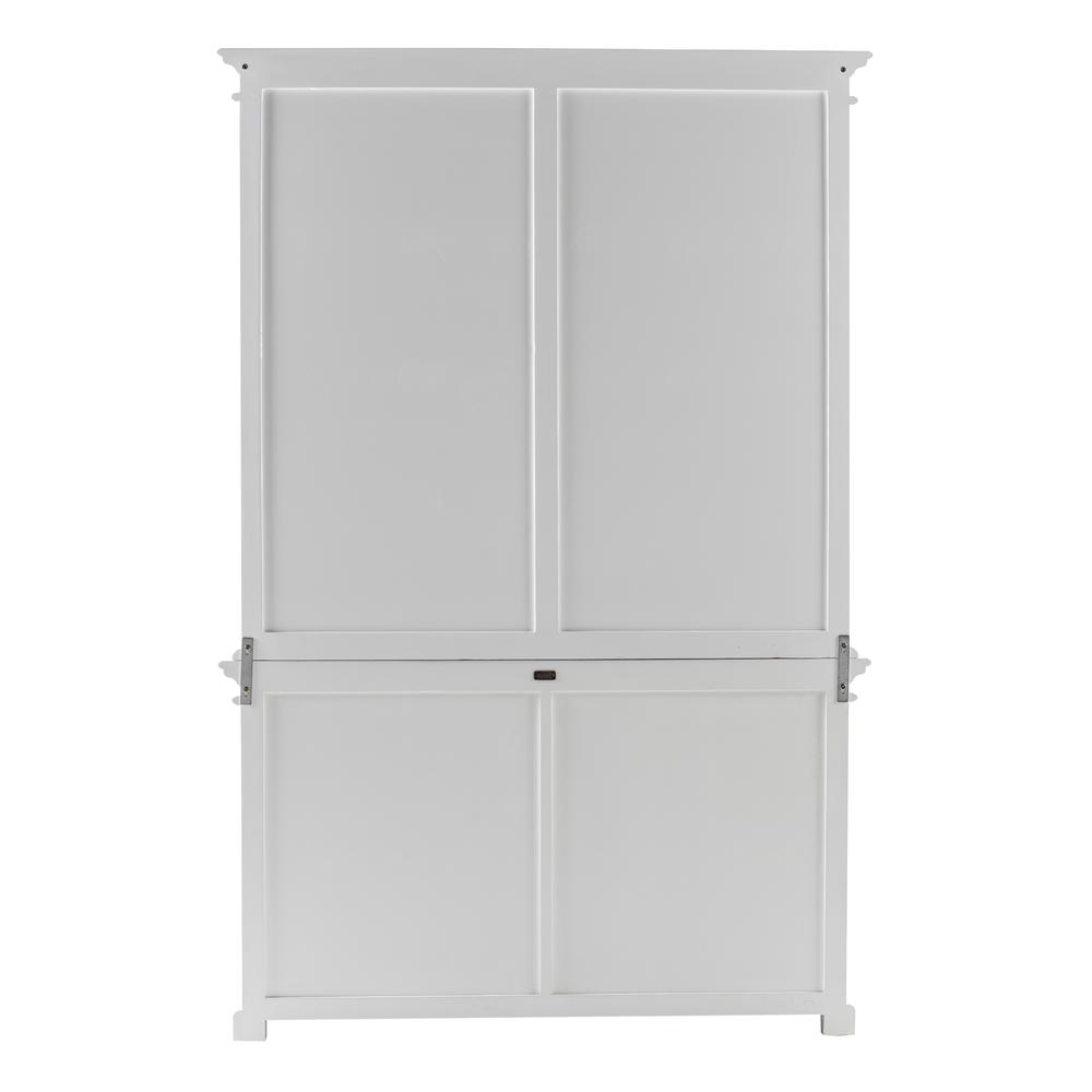 Halifax Classic White Hutch Unit with 4 Glass Doors. Picture 14
