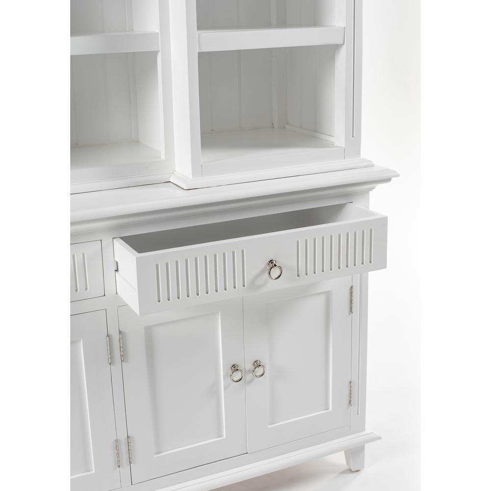 Skansen Classic White Kitchen Hutch Cabinet with 5 Doors 3 Drawers. Picture 13