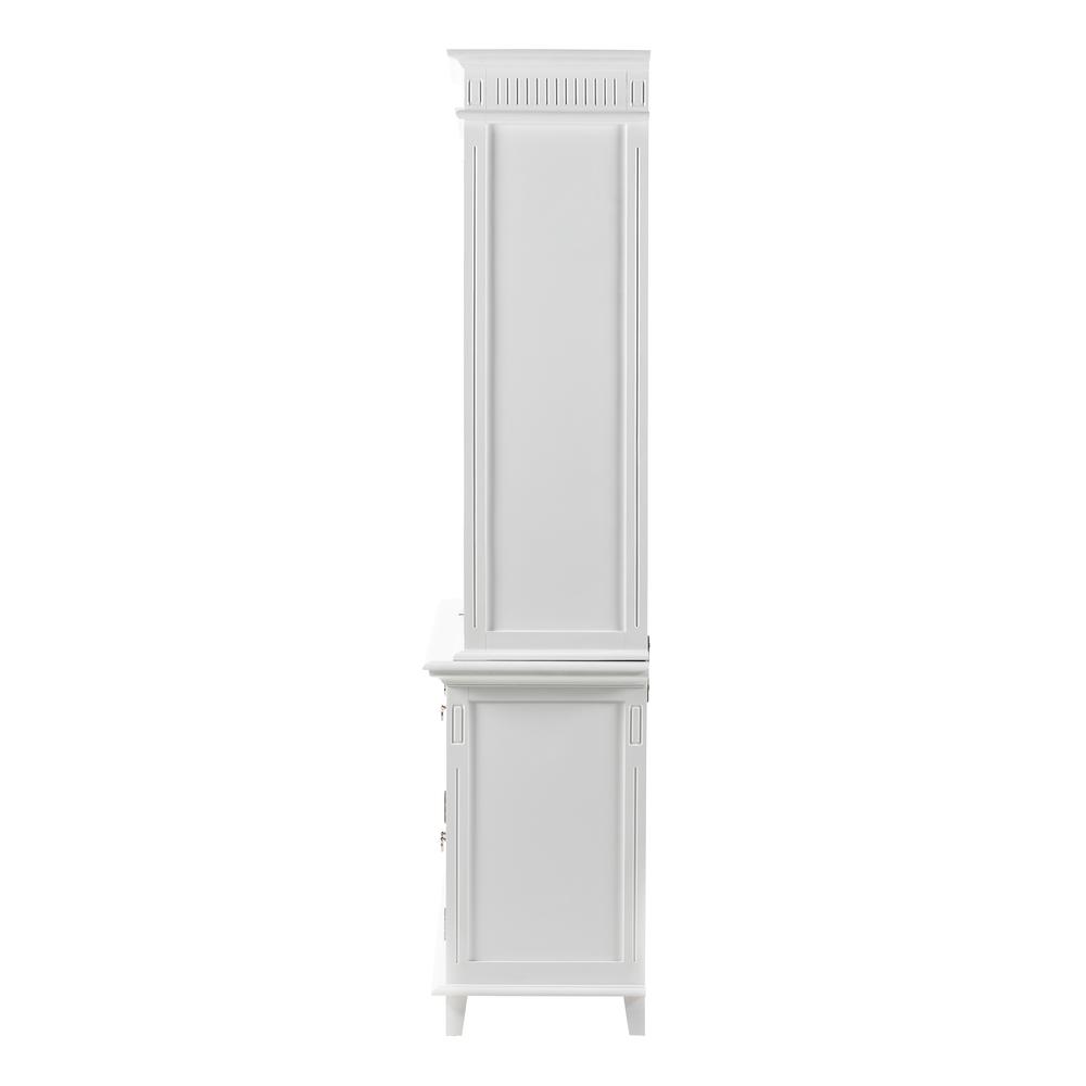 Skansen Classic White Kitchen Hutch Cabinet with 5 Doors 3 Drawers. Picture 2