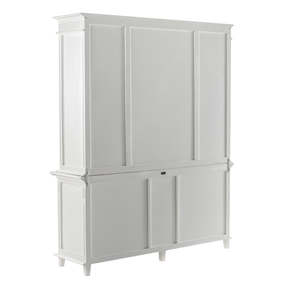 Skansen Classic White Kitchen Hutch Cabinet with 5 Doors 3 Drawers. Picture 4