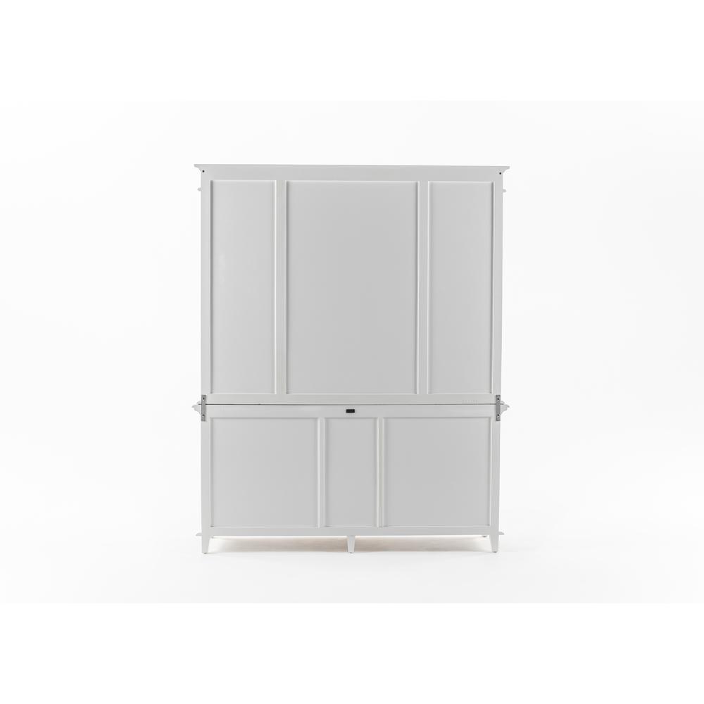 Skansen Classic White Kitchen Hutch Cabinet with 5 Doors 3 Drawers. Picture 40