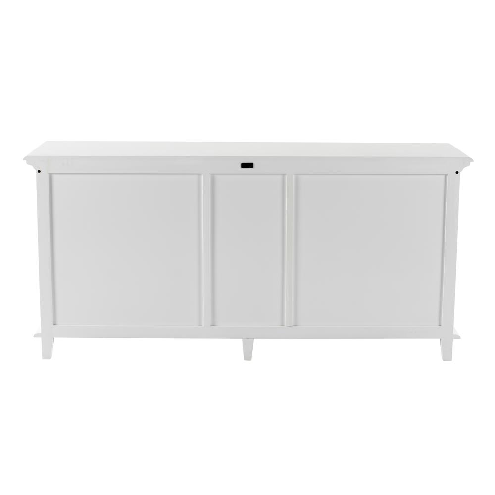 Skansen Classic White Kitchen Hutch Cabinet with 5 Doors 3 Drawers. Picture 33