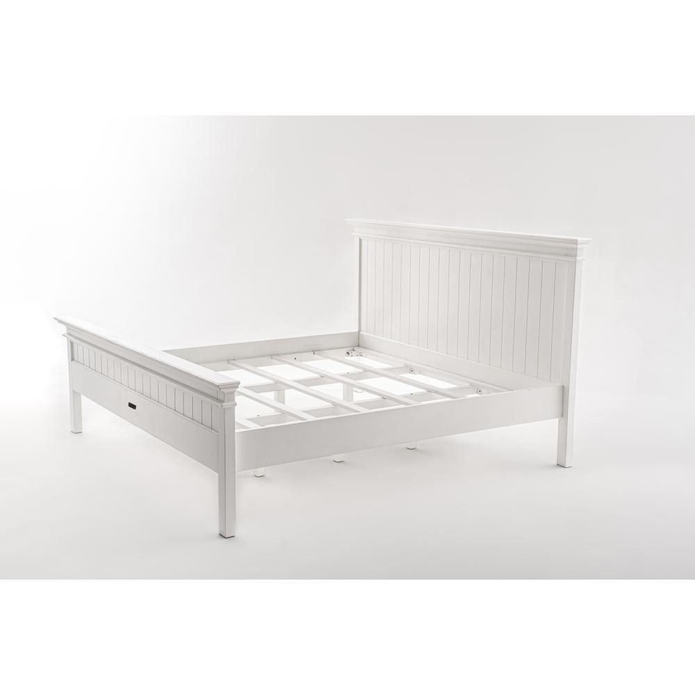Halifax Classic White King Size Bed. Picture 4