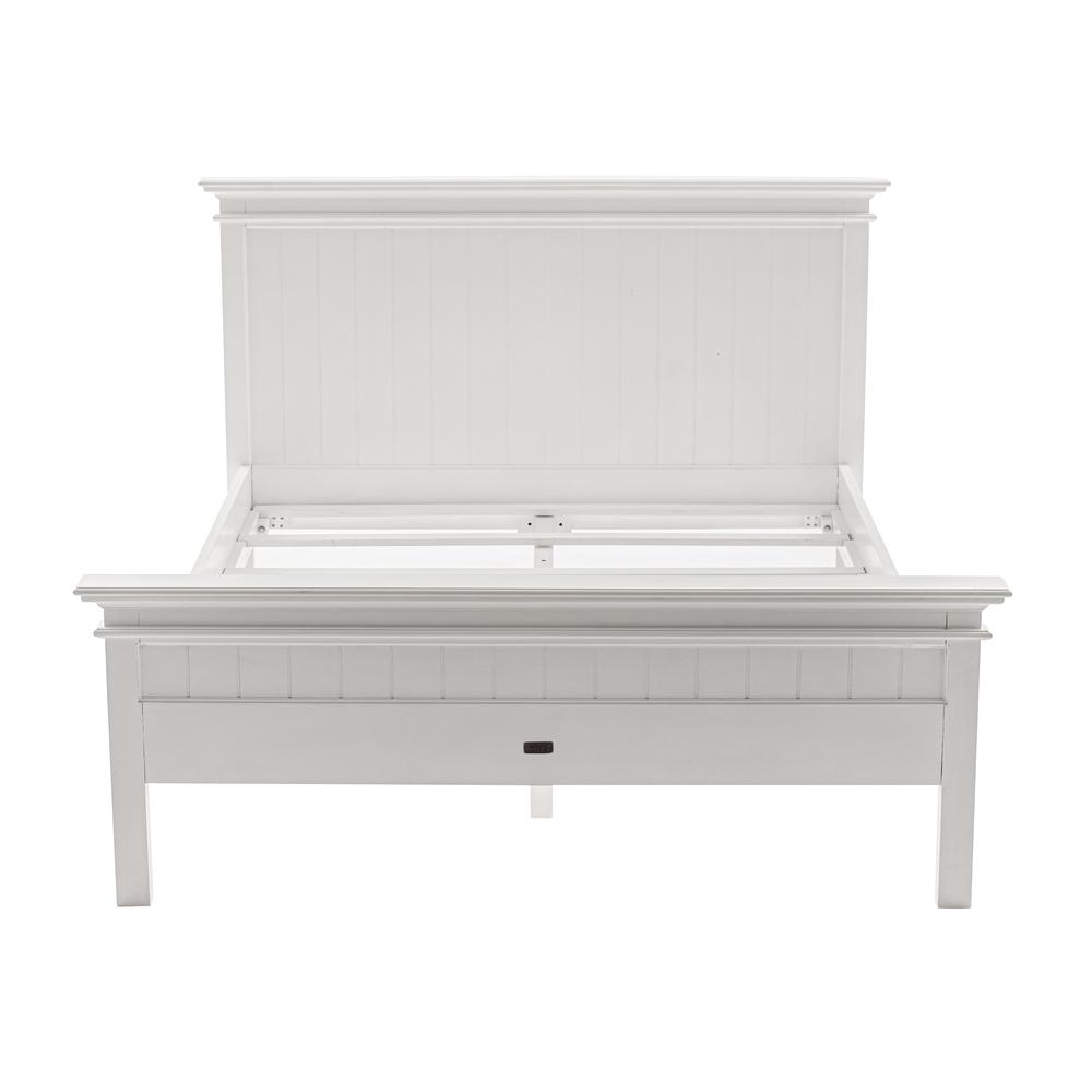 Halifax Classic White Queen Size Bed. Picture 1