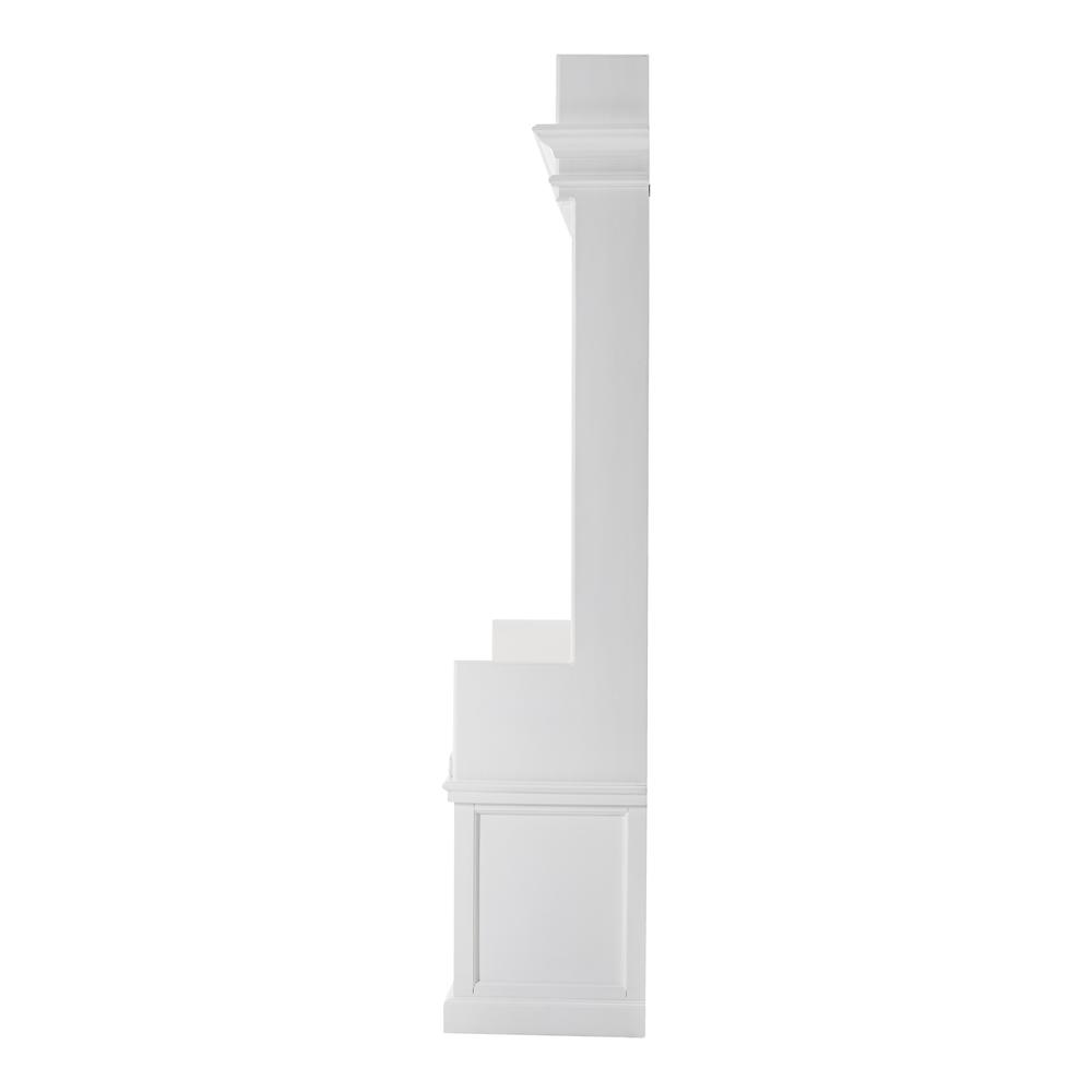 Classic White Entryway Coat Rack and Bench, Belen Kox. Picture 2