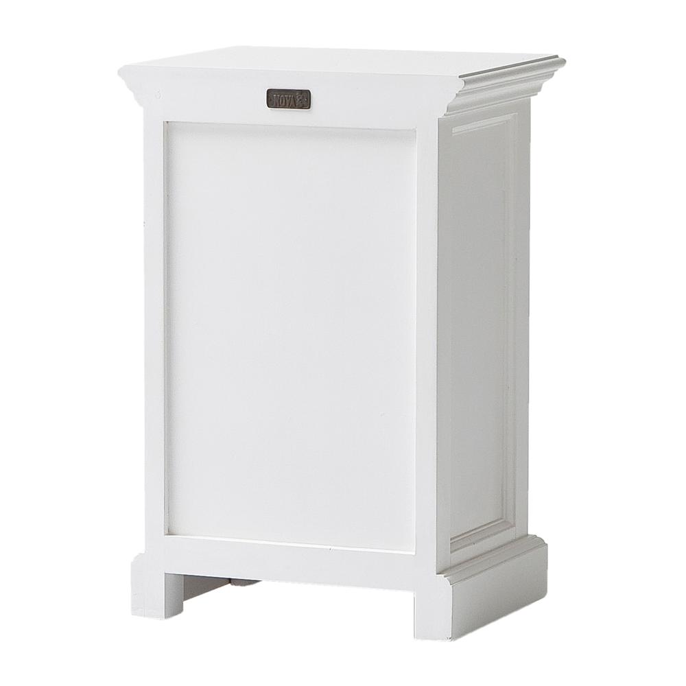 Halifax Classic White Bedside Drawer Unit. Picture 8