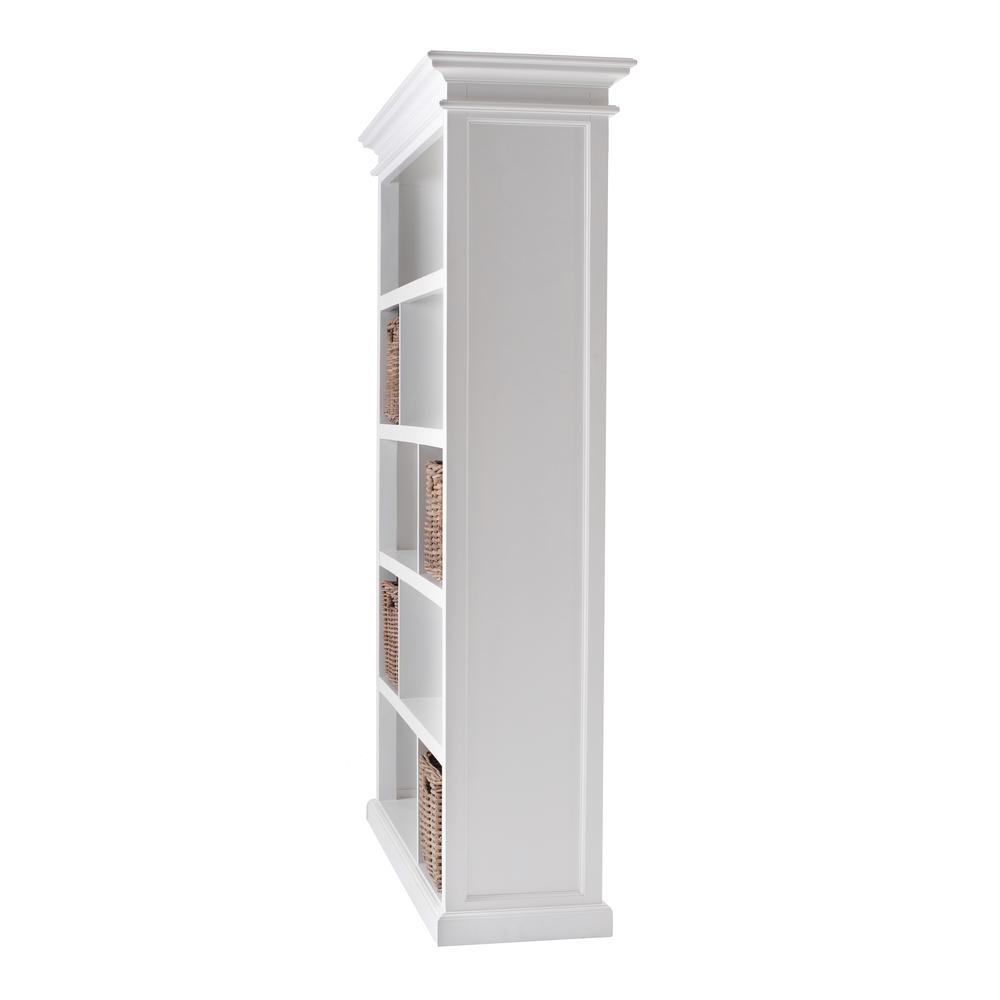 Halifax Classic White Room Divider with Basket Set. Picture 4