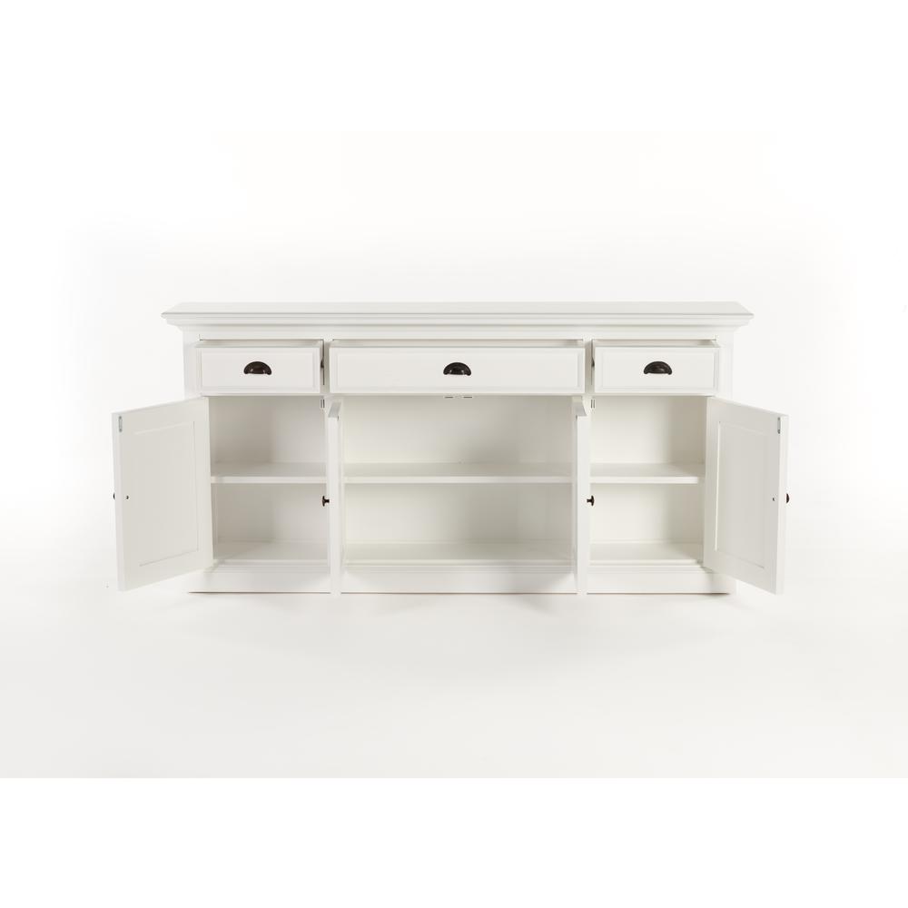 Halifax Classic White Buffet Console Table. Picture 9